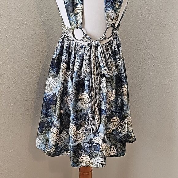 FREE PEOPLE PLUNGING HALTER DRESS, xs - Picture 4 of 11